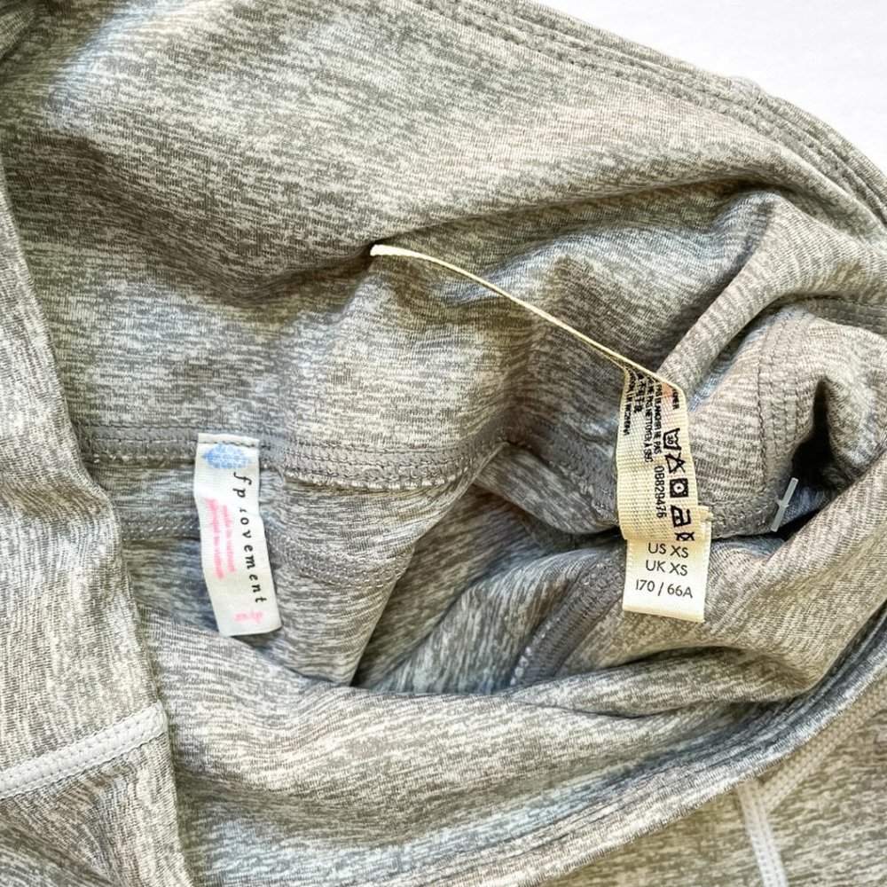 NEW Free People You're A Peach High Rise Grey Leggings Womens Size XS, M, L - Picture 8 of 14